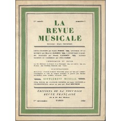 LA REVUE MUSICALE |Premier Numéro