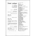FRONT UNIQUE |Premier Numéro