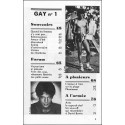 LETTRES GAY |Premier Numéro
