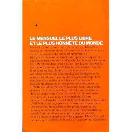 UNION |Premier Numéro