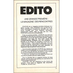 COUPLES |Premier Numéro 2