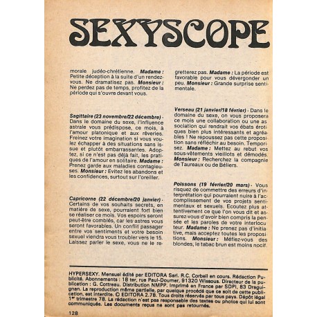 HYPERSEXY |Premier Numéro