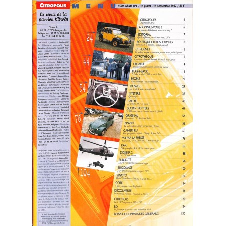 Citropolis |Premier Numéro