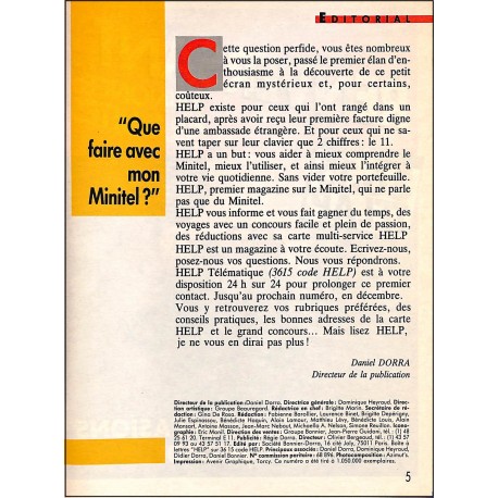 HELP Magazine |Premier Numéro