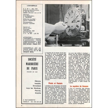 L'Estampille |Premier Numéro