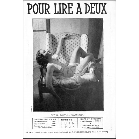 POUR LIRE A DEUX |Premier Numéro