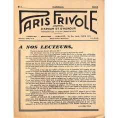 PARIS FRIVOLE |Premier Numéro 2