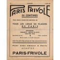 PARIS FRIVOLE |Premier Numéro