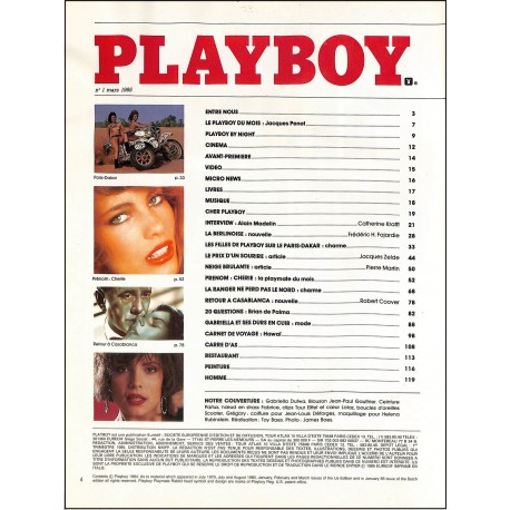 LE NOUVEAU PLAYBOY |Premier Numéro