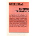 TEMOIGNAGES INTIMES |Premier Numéro