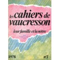 Les cahiers de vaucresson |Premier Numéro