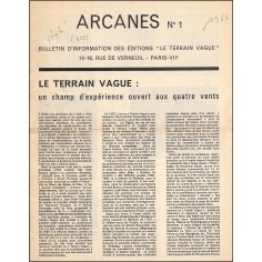 ARCANES |Premier Numéro