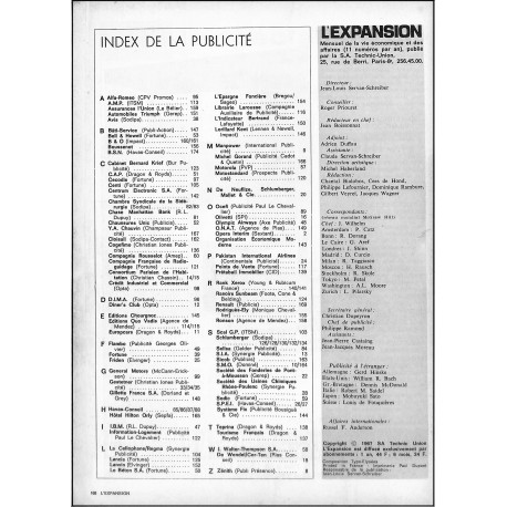 L'EXPANSION |Premier Numéro