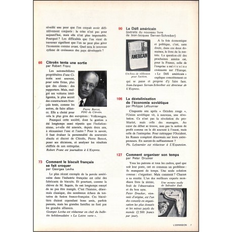 L'EXPANSION |Premier Numéro