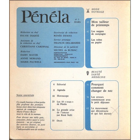 Pénéla |Premier Numéro