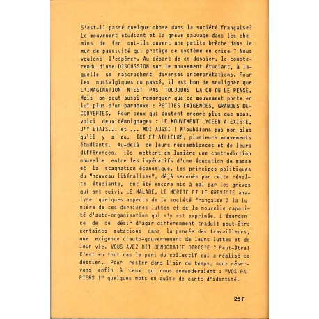 LES CAHIERS DU DOUTE |Premier Numéro