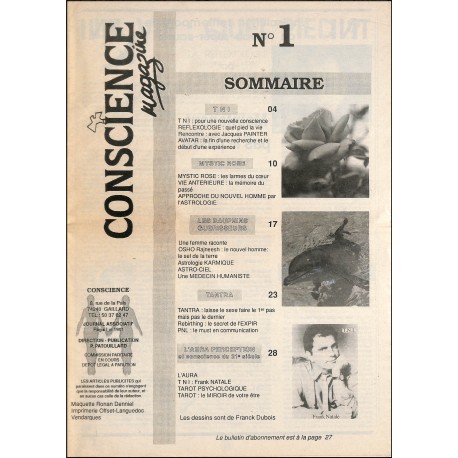 CONSCIENCE magazine |Premier Numéro