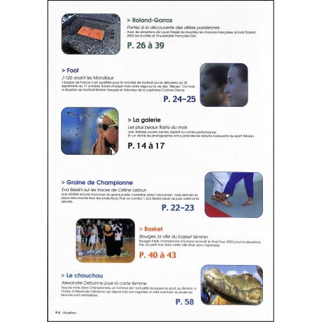 Championnes |Premier Numéro