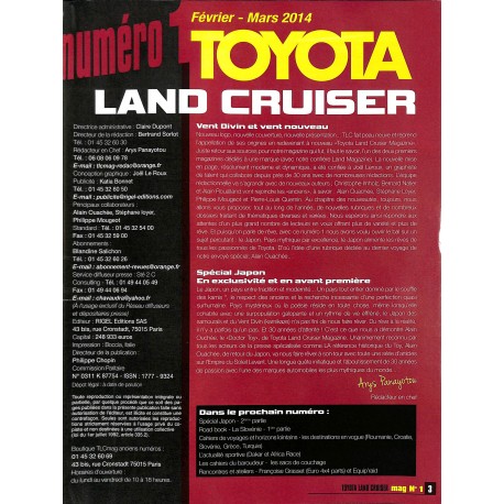 TOYOTA LAND CRUISER MAG |Premier Numéro