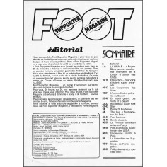 FOOT-supporter magazine |Premier Numéro 2