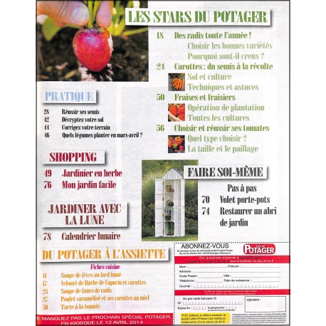 Spécial Potager |Premier Numéro