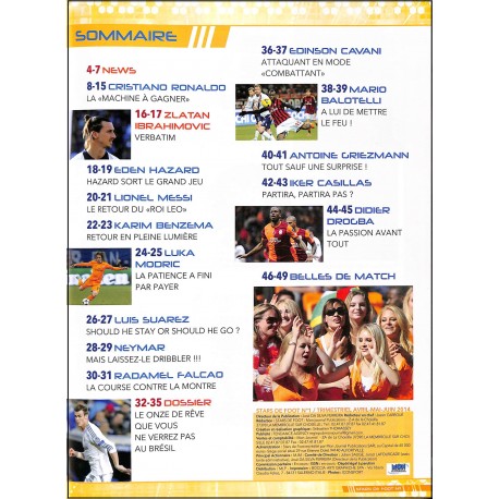 STARS DE FOOT |Premier Numéro