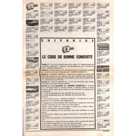Bonne Conduite |Premier Numéro