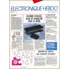 ELECTRONIQUE HEBDO |Premier Numéro