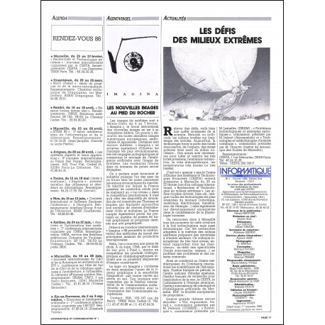 INFORMATIQUE ET COMMUNICATION |Premier Numéro