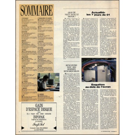 01 INFORMATIQUE |Premier Numéro