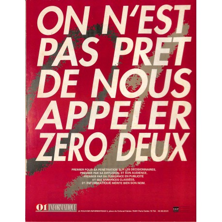 01 INFORMATIQUE |Premier Numéro
