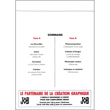 L'oreille graphique magazine |Premier Numéro