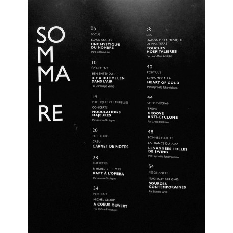 MUSIQUE(S) |Premier Numéro