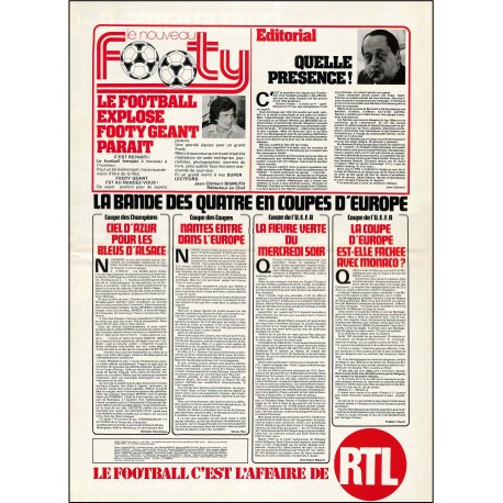 FOOTY GÉANT |Premier Numéro