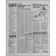 LE SPORT |Premier Numéro 2