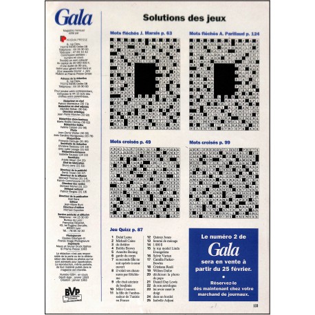 Gala |Premier Numéro