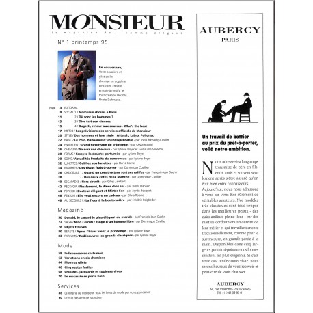 MONSIEUR |Premier Numéro