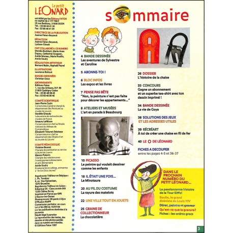 Le petit LEONARD |Premier Numéro