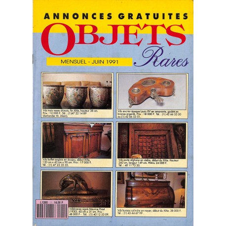 OBJETS Rares |Premier Numéro