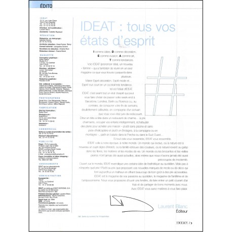 IDEAT |Premier Numéro
