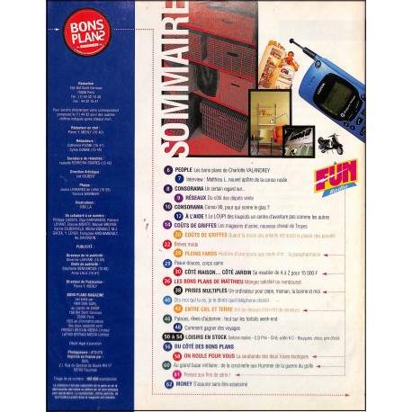 BONS PLANS MAGAZINE |Premier Numéro