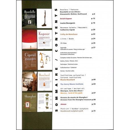 Les cahiers de la sculpture |Premier Numéro