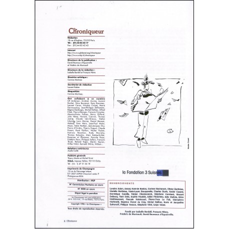 Le Chroniqueur |Premier Numéro