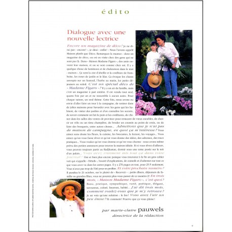 Maison madame figaro |Premier Numéro