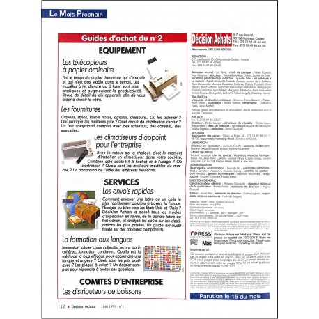 Décision Achats |Premier Numéro