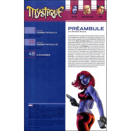 Mystique |Premier Numéro