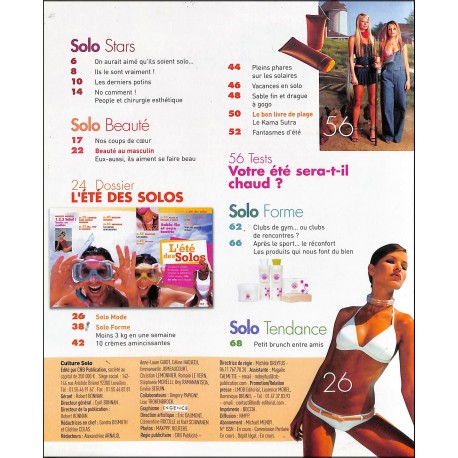 Culture SOLO |Premier Numéro