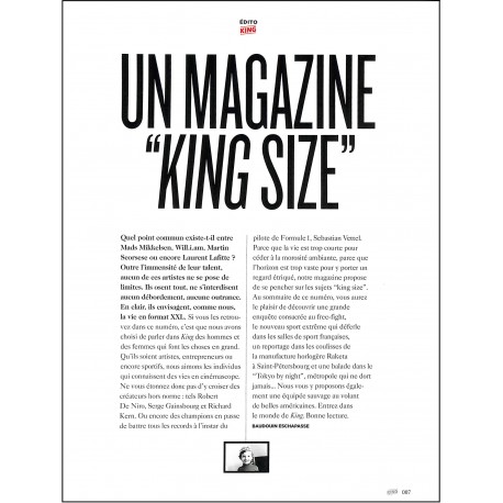 KING |Premier Numéro