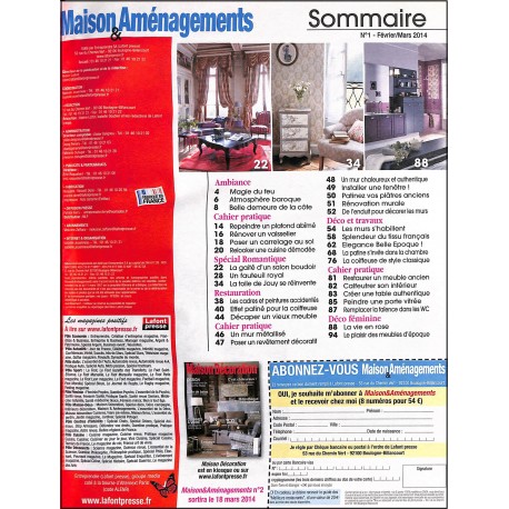 Maison & Aménagements |Premier Numéro