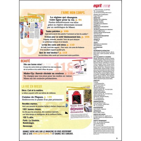 Esprit femme |Premier Numéro